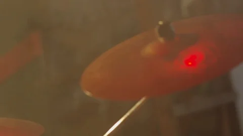 Garage drummer Stock Footage 78706455