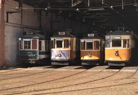 Garage with electrics inside Stock Photos