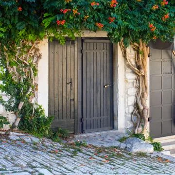 Garage gate Fotos Stock