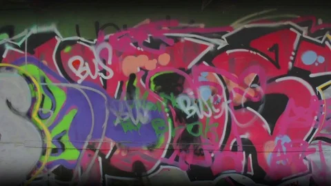 Garage Graffiti Original Loop Stock-Footage 80669932