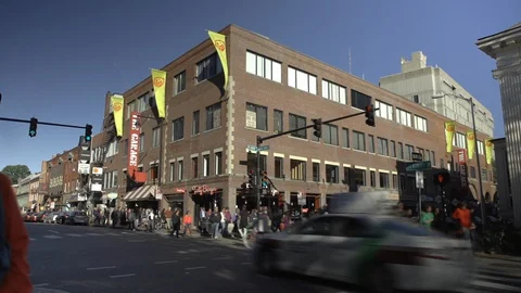 The Garage- Harvard square. Time lapse. Stock Footage 127734575