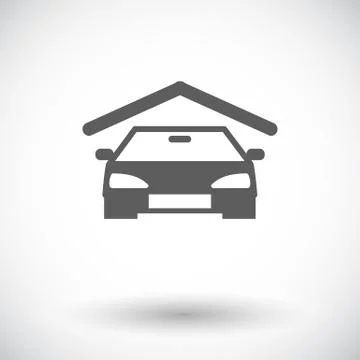 Garage icon Stock Illustration