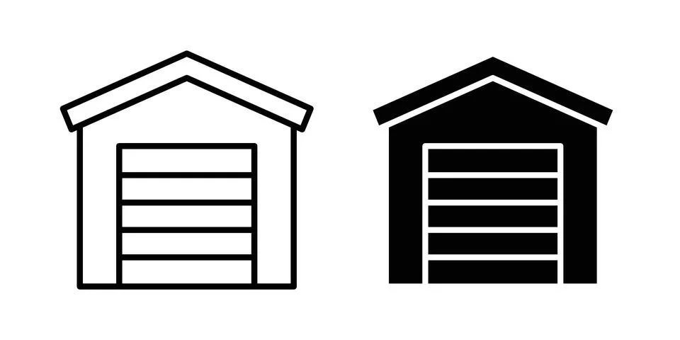 Garage icon vector editable eps10 Stock Illustration