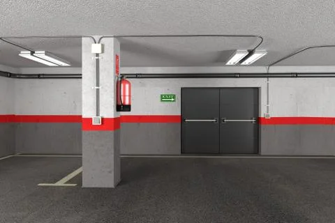 Garage Stock Illustration