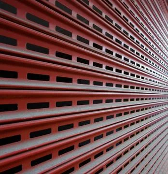 Garage security gate Stock Photos