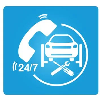Garage service Stock Illustration