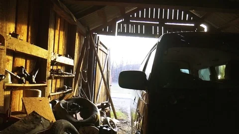 Garage Slow motion Stock Footage 70393083