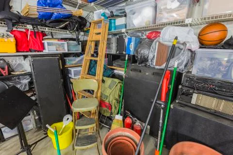 Garage Storage Corner Stock Photos
