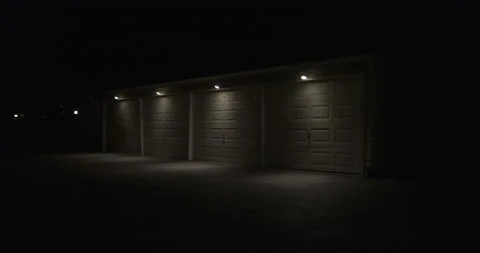 Garages doors Stock Footage 158641761
