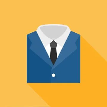 Garb icon, flat design Stock Illustration