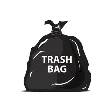 Garbage bag icon Stock Illustration