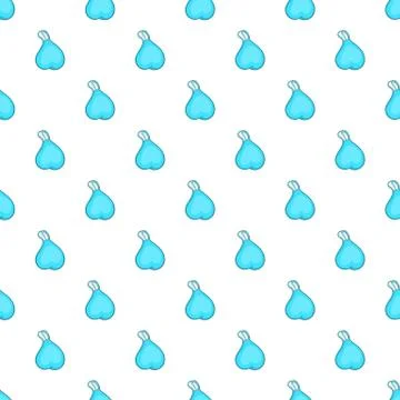 Garbage bag pattern, cartoon style Stock Illustration