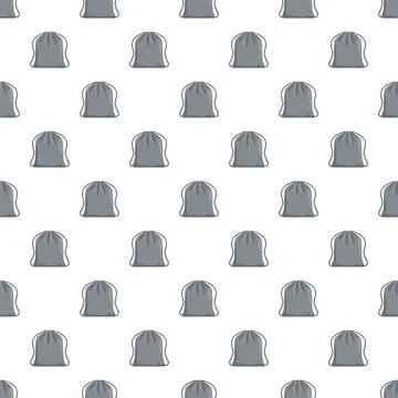 Garbage bag pattern representing waste disposal and recycling Stock Illustration