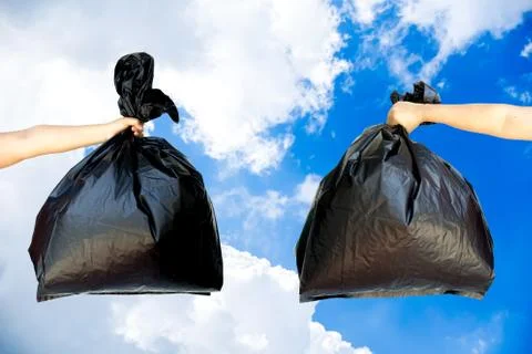 Garbage bag Stock Photos