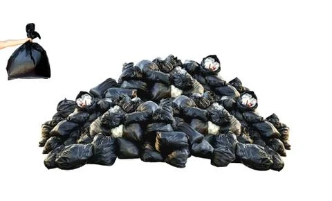 Garbage bag Stock Photos