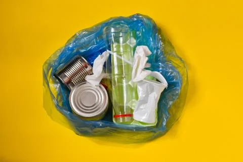 Garbage in the bag Foto stock