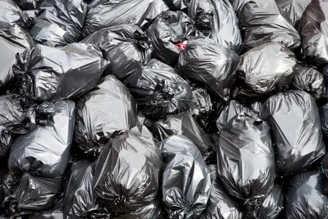 Garbage bags Stock Photos