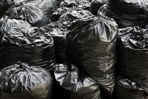 Garbage bags Stock Photos