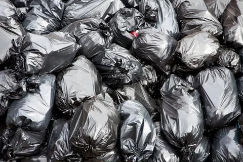 Garbage bags Stock Photos