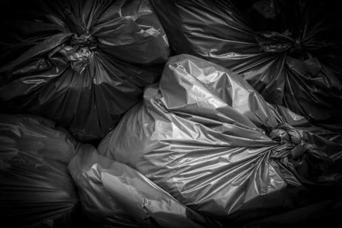 Garbage bags Stock Photos
