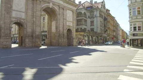 Garbage basket, Innsbruck Video stock 79963380