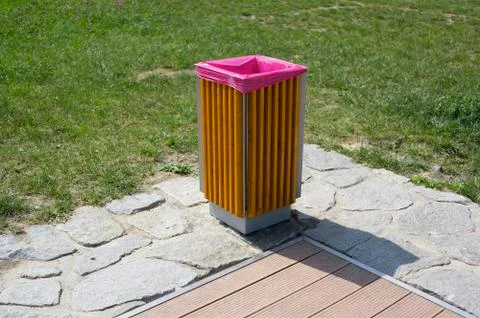 Garbage bin / basket / container. Stock Photos