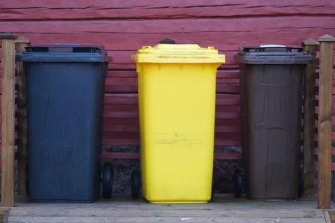 Garbage bin Stock Photos