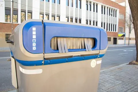 Garbage bin for recycling Foto stock