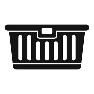 Garbage box icon simple vector. Biodegradable plastic Illustrazione stock