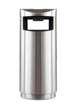 Garbage can with clipping path Stock Photos