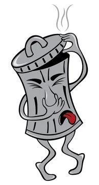 Garbage can Stock Illustration