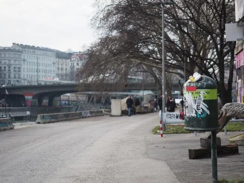 Garbage Can Foto stock