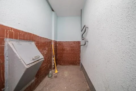 Garbage chute disposal Stock Photos