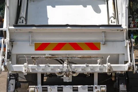 Garbage collection machine, garbage. Stock Photos