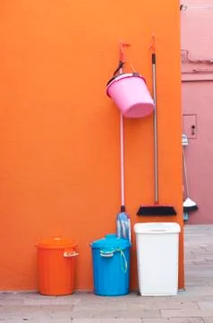 Garbage collector Foto stock