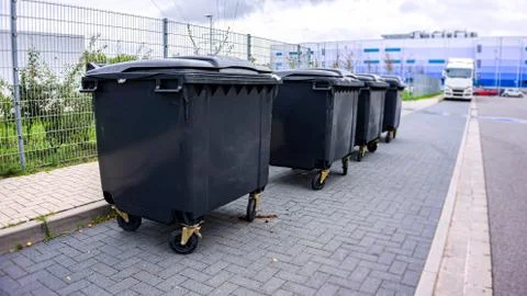 Garbage container Stock Photos