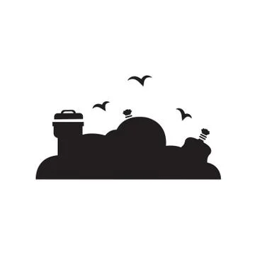 Garbage Disposal icon Stock Illustration