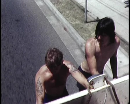 Garbage Disposal Men, Australia (Archive Footage) 1980s Stock Footage 44728166