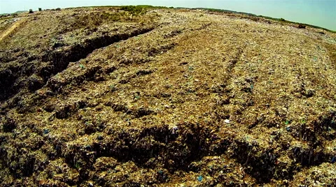 Garbage dump Stock Footage 48553158