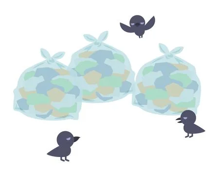 Garbage dump Stock Illustration
