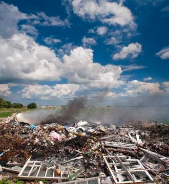 Garbage dump Foto stock