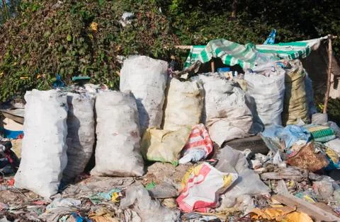 Garbage dump Stock Photos