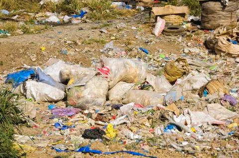Garbage dump Foto stock
