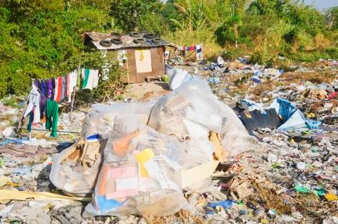 Garbage dump Foto stock