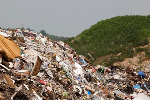 Garbage dump Stock Photos