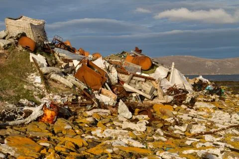 Garbage dump Stock Photos