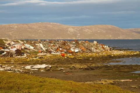 Garbage dump Foto stock