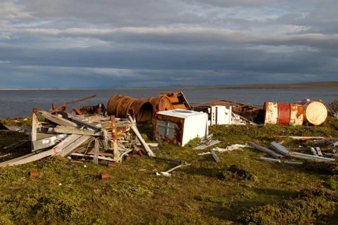 Garbage dump Stock Photos
