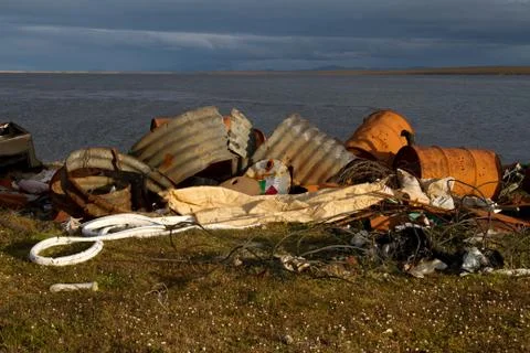 Garbage dump Stock Photos