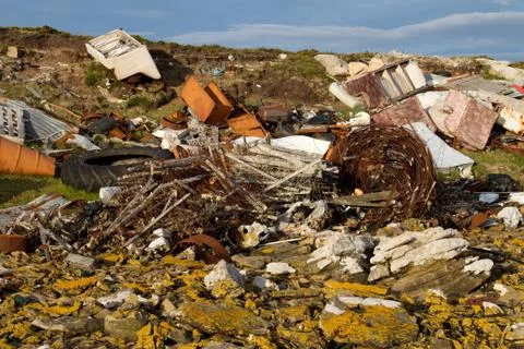 Garbage dump Stock Photos